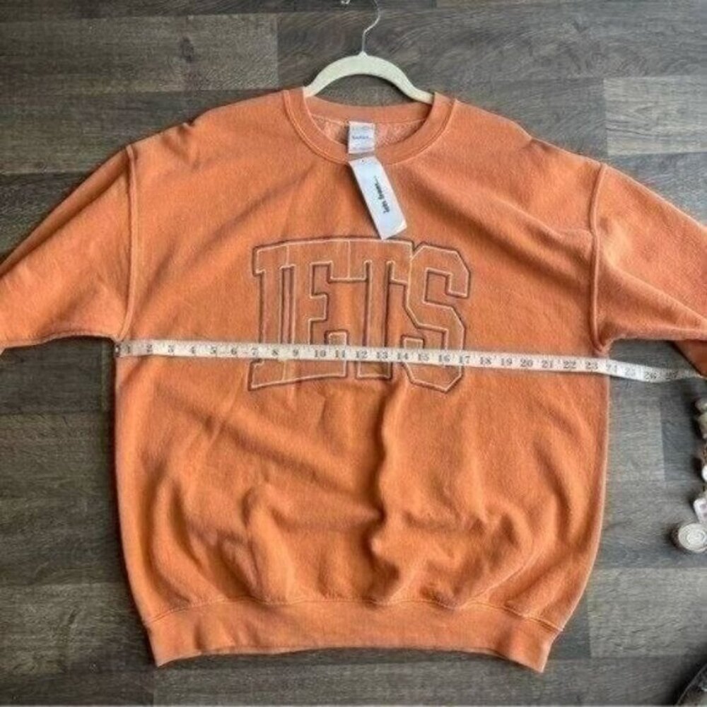 IETS Frans Orange Embroidered Sweatshirt  Size M - Picture 2 of 5